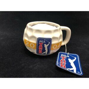 PGA 2004 Golf Ball Souvenir Coffee Tea Mug Cup - New with Tags!